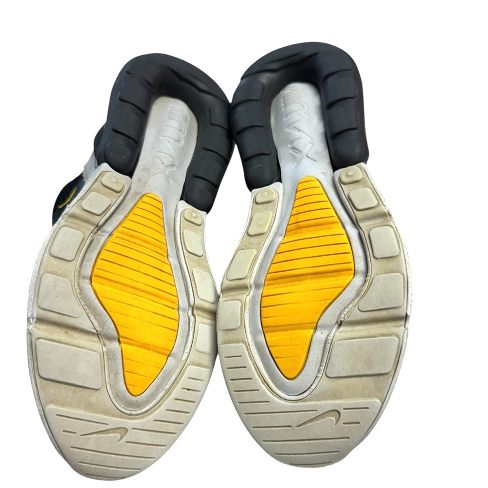 Nike Black and Yellow Air Max 270 Sneakers Size 4.5Y - Picture 3 of 5